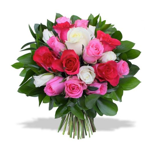 Bouquet roses tendres 123fleurs bloomyrama