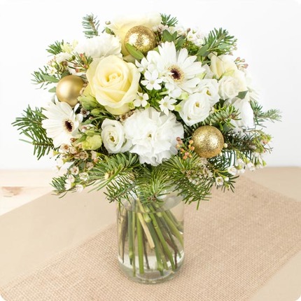 bouquet féerie fêtes de fin d'année 123fleurs bloomyrama