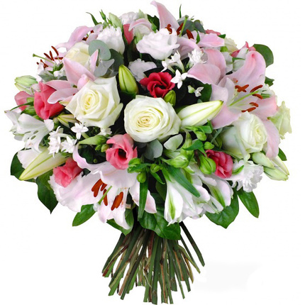 Bouquet framboisine livraison felusr 123fleurs bloomyrama