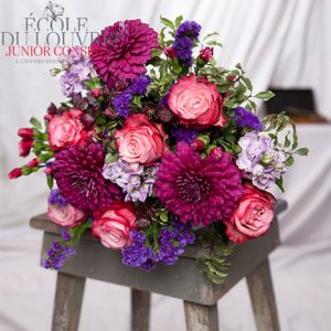 Vue de saint-Tropez bouquet Aquarelle le Louvre sur bloomyrama