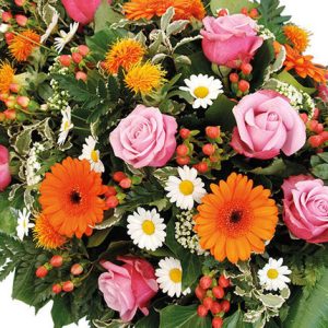 Gerbe de fleurs voyage céleste 123fleurs bloomyrama