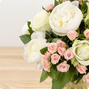 Bouquet de pivoines et de roses 123fleurs bloomyrama