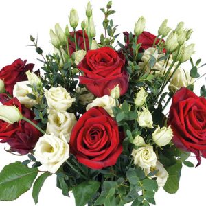 Livraison bouquet roses rouges et blanches comparaison bloomyrama