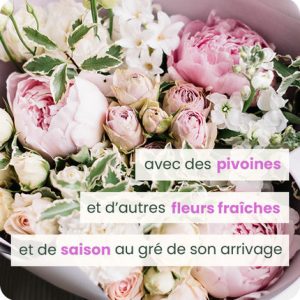 Bouquet du fleuriste special pivoines 123fleurs bloomyrama