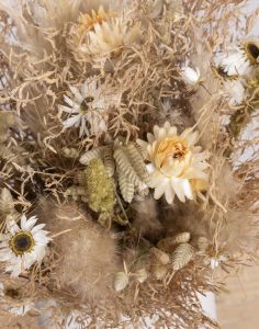 féerie blanc bouquet de fleurs séchées bloomyrama